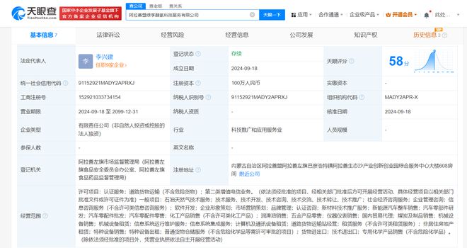 吉利醇氢科技在阿拉善成立新公司，布局经济信息咨询新赛道